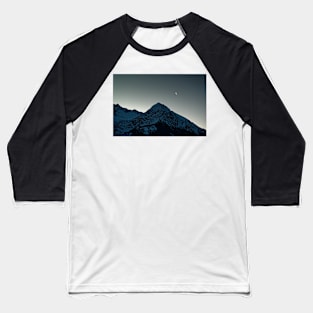 Dawn approaching behind the mountains Baseball T-Shirt